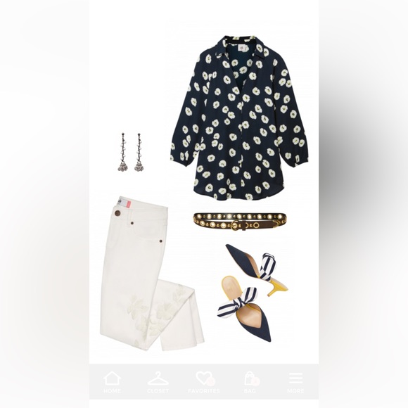 LAST CHANCE * NWT | Go To Button-Up Blouse; Style 5705 - Picture 5 of 7